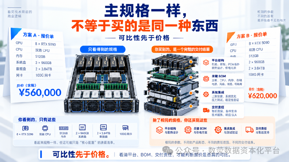 同样规格的 AI 服务器，报价为什么差这么多？